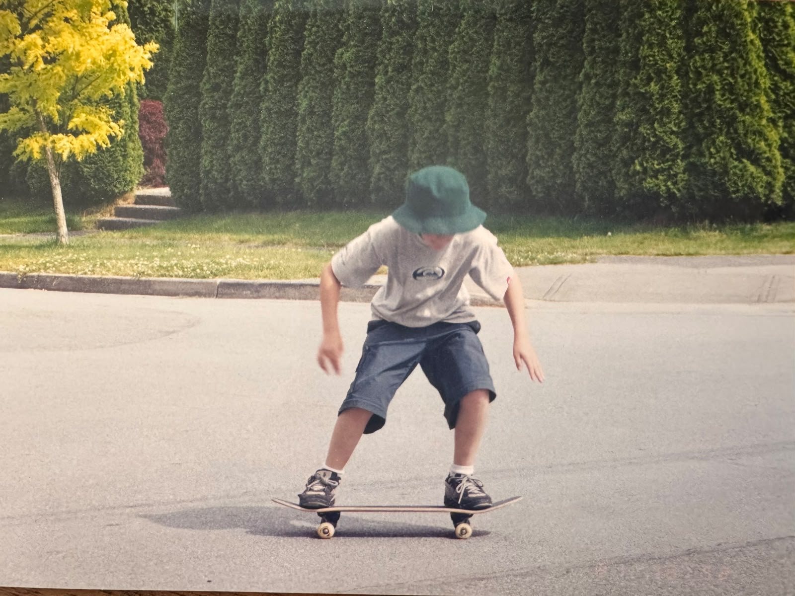 Walter at fifteen, skating