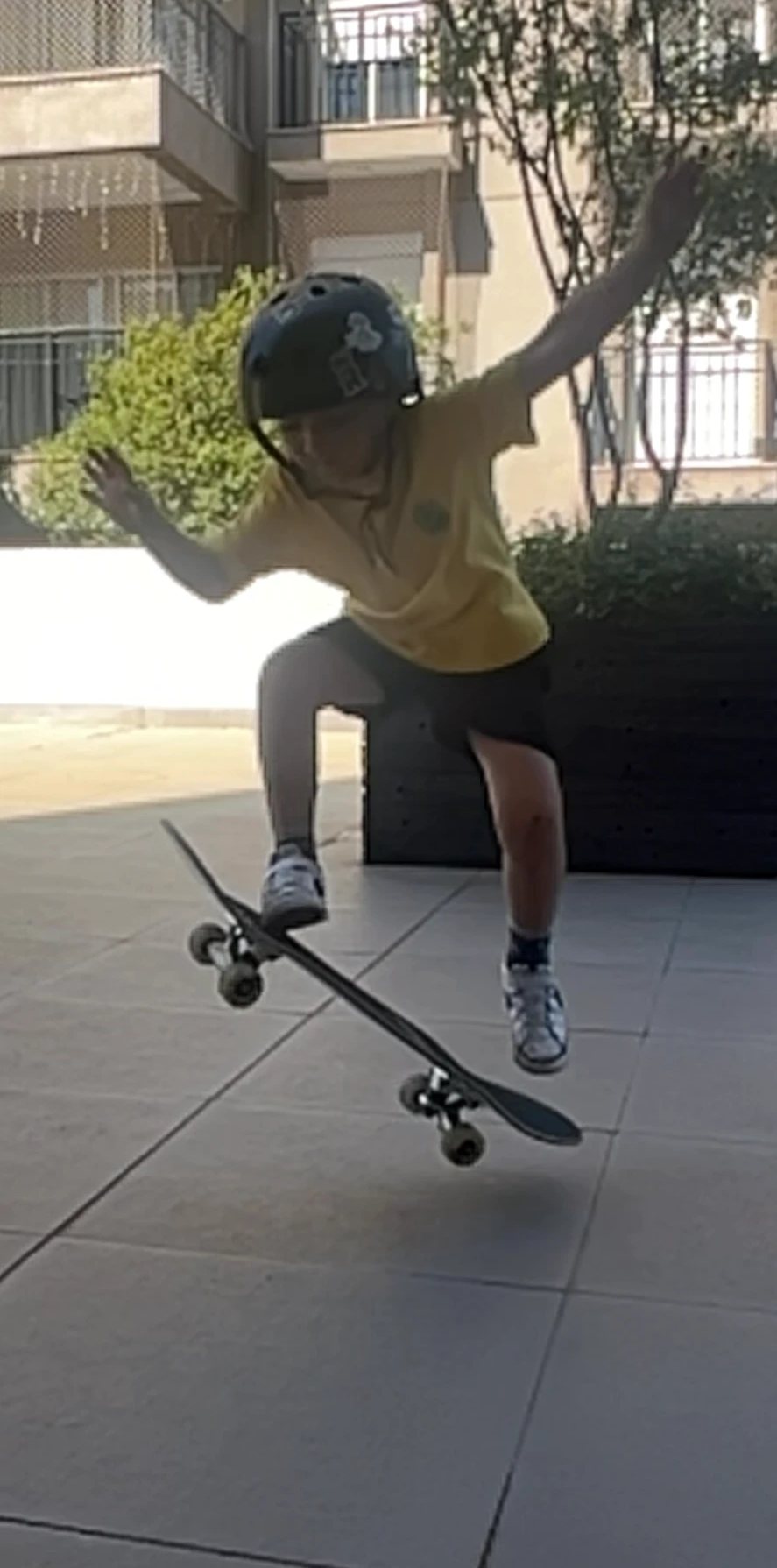 Rafa's first ollie